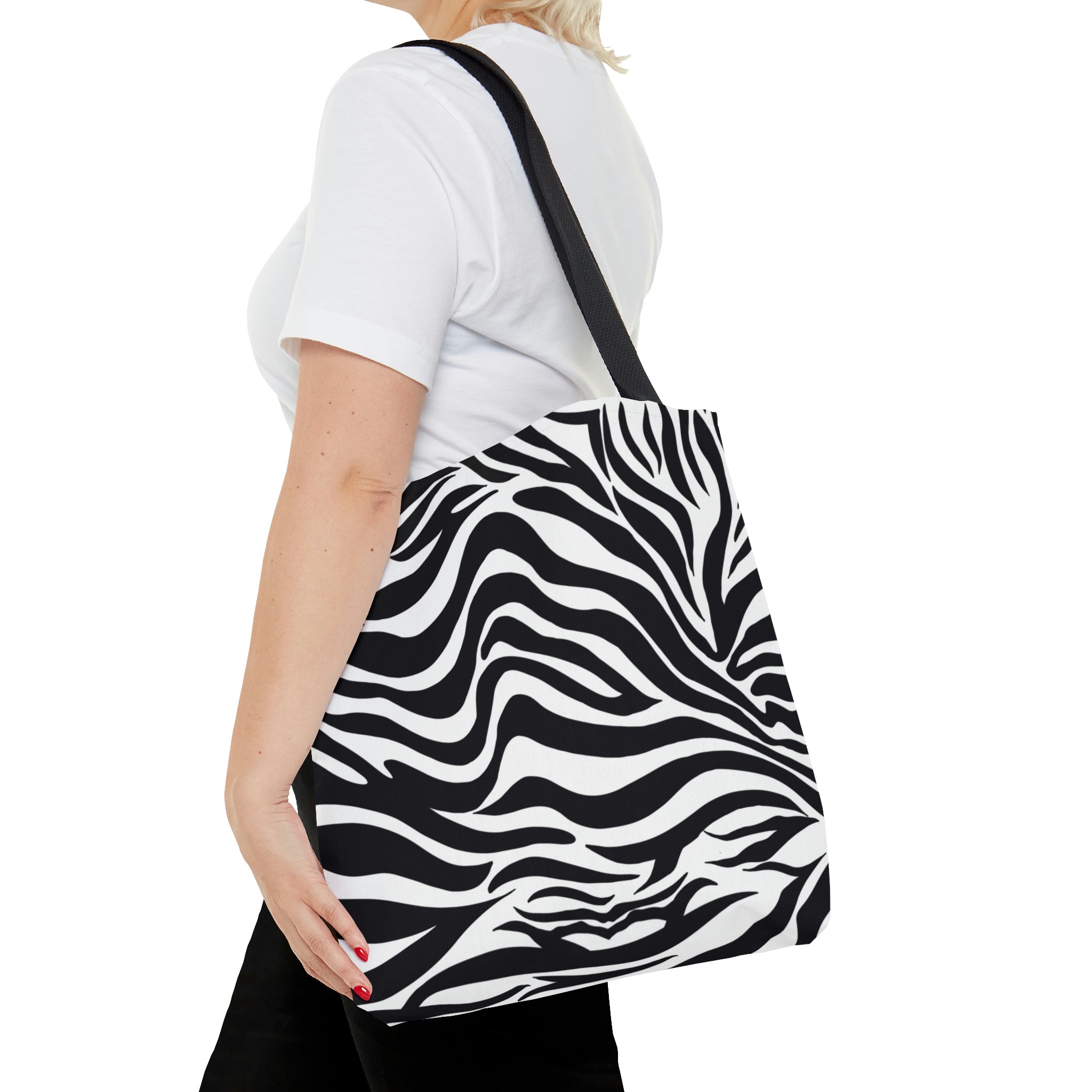 Dash Grocery Tote - Zebra Print Tote Bag
